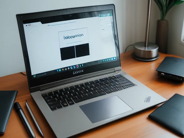 Laptop-Bildschirm mit Kursübersicht des Elternförderprogramms neben einem Notizblock für den Benutzerfreundlichkeits-Test